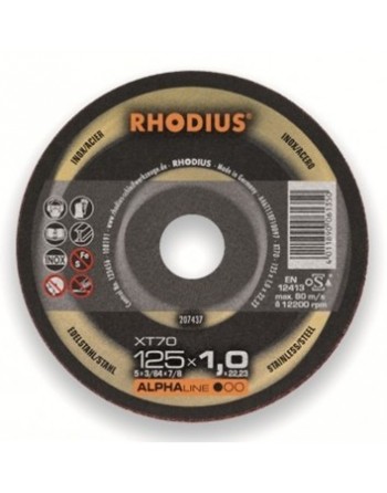 Rhodius Skæreskive XT70 125x1,0