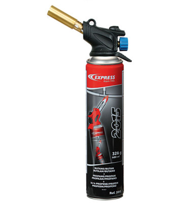 EXPRESS gasbrænder kit m/piezo, kan anvendes i alle positioner incl. gas 2015.
