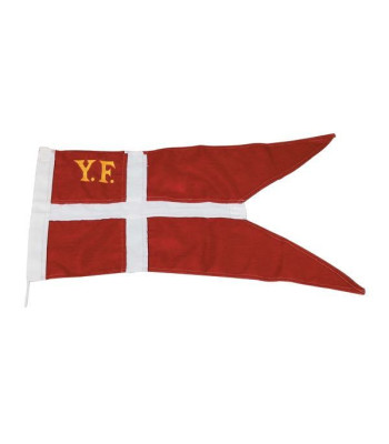 1852 yacht flag med Ø3mm snor, 52 x 100cm