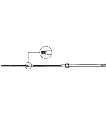 Ultraflex Styrekabel M58, 10 fod