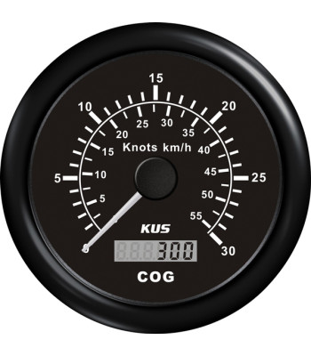KUS GPS speed 0-60knob, sort