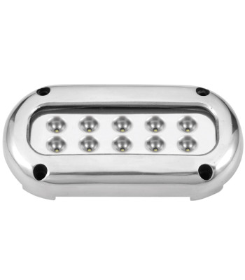 Undervandslys påbygning 25.2w 10-30v 10 led blå