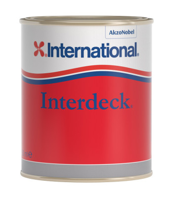 International Interdeck antiskrid maling 0.75L, Hvid 001
