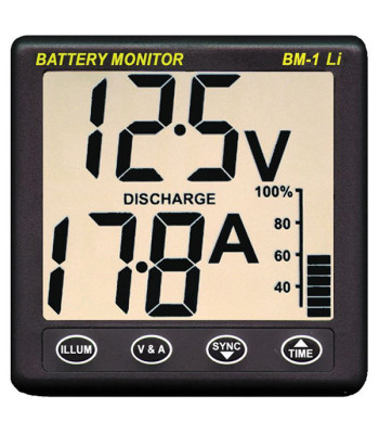 Nasa Clipper Lithium batteri monitor BM-1, 12V