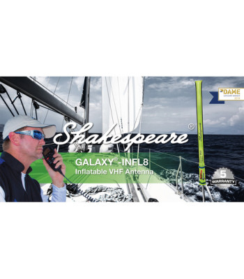 Shakespeare Galaxy-INFL8 1,6m 3dB oppustelig VHF nødantenne 8006-SHINFL8