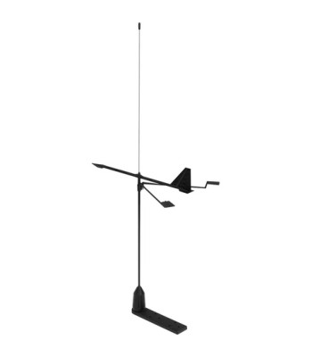 Hawk VHF Antenne med Vindindikator, 20m kabel og beslag 3dB 90cm 8006-SHYHK