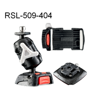 ROKK Mini Phone Mount kit with Self Adhesive Base RLS‐509‐404 8006-SS-RLS‐509‐404