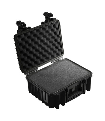 OUTDOOR kuffert i sort med skum polstring 330X235X150 mm Volume 117 L Model: 3000BSI