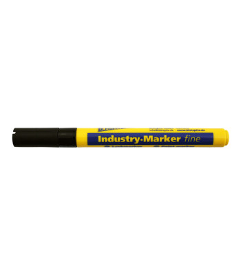 Industri marker 1-2 mm SORT rund spids model 0990