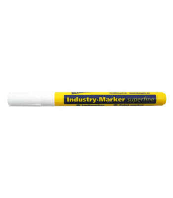 Industri marker 08 mm HVID rund spids model 0877