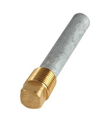 Zink for varmeveksler 3/8"