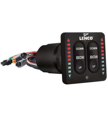 Lenco panel 12/24v med indikator/retractor