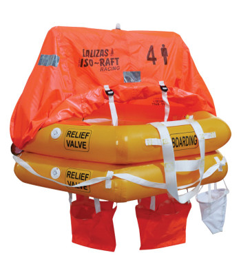 Lalizas Racing redningsflåde ISO 9650-1 i container 4 pers