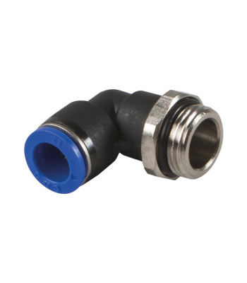 Quick kobl.90° Ø12mm 1/2"gev