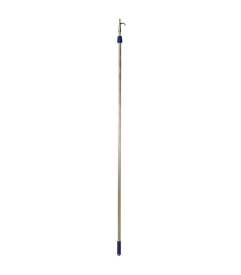 Bådshage teleskop fast krog alu, 200-380cm
