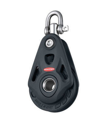 Ronstan enkeltblok med svirvel serie 75 core