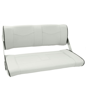 ESM Dobbelt sofa ST90 Luxus lysegrå/marineblå