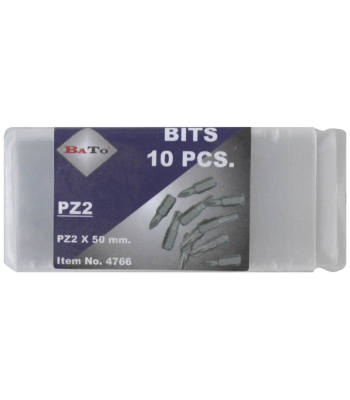 Bits 1/4" PZ1 L:50 mm pk/10