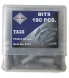 Bits 1/4" TX10 L:25 mm pk/100