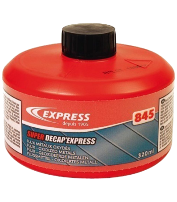 Express loddevand 845 m/pensel 'super decap' 320ml