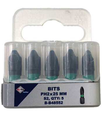 Bits S2 torsion PH2×25 mm pk/5