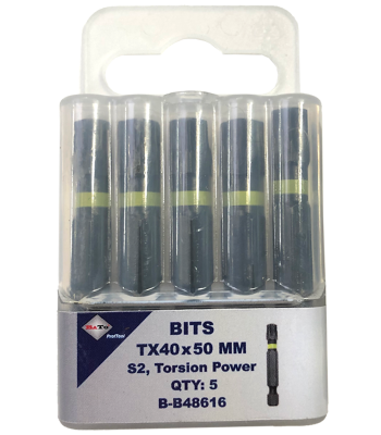 Bits S2 torsion TX40×50 mm pk/5