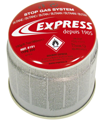 Express gasdåse m/stop-gas system 190g/360ml