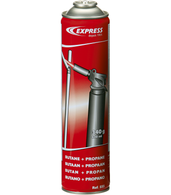 Express gas 555 butan/propan, dåse 340g/600ml