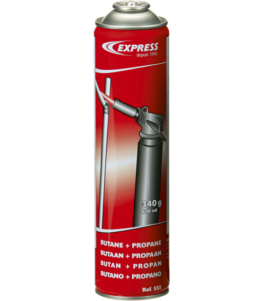 Express gas 555 butan/propan, dåse 340g/600ml