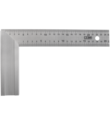 Snedkervinkel 200 mm  fjederstål m/alu-anslag