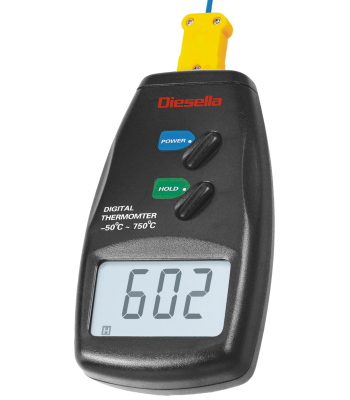 Digital-termometer m/2 følere, -50° - +750°C