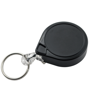 Nøgleholder Key-Bak Mini-Bak sort m/svivelclip