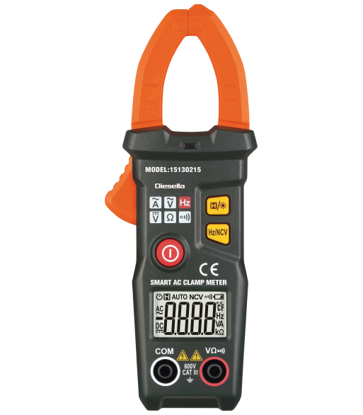 Digital mini-tangamperemeter AC 10mA - 200A