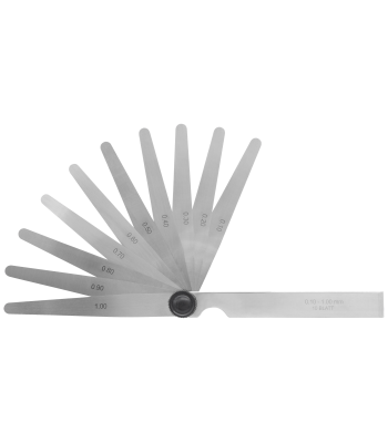 Søgerblade i sæt 0,10-1,00mm×100mm 10stk