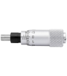 Indbygn.mikrometer 0-6,5×0,01mm, plan/omv. skala