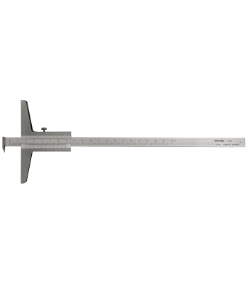 Dybdeskydelære 0-500×0,02mm, aftagelig hage