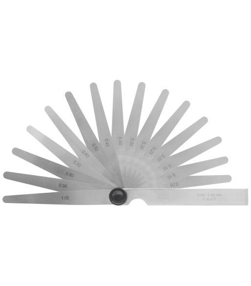 Søgerblade i sæt 0,05-1,00mm×100mm 15stk