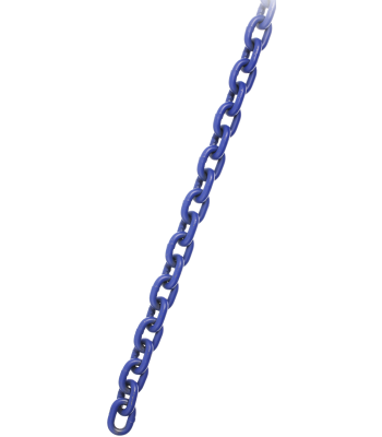 Løftekæde kl.10 blåmalet 10mm