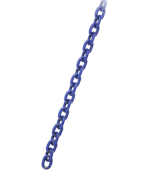 Løftekæde kl.10 blåmalet 10mm