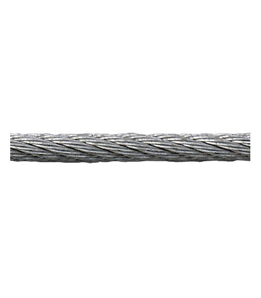 Stålwire galvaniseret 6×7+1FC 2mm, rulle 220m