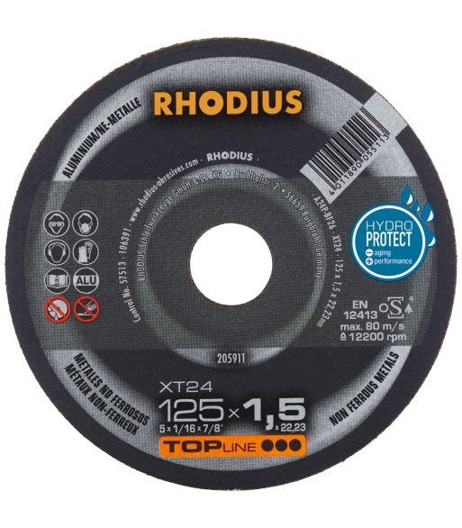 Rhodius Topline XT24 skæreskive 125×1,5mm