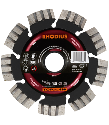 Rhodius Proline LD4 diamantskæreskive 125×2,2mm