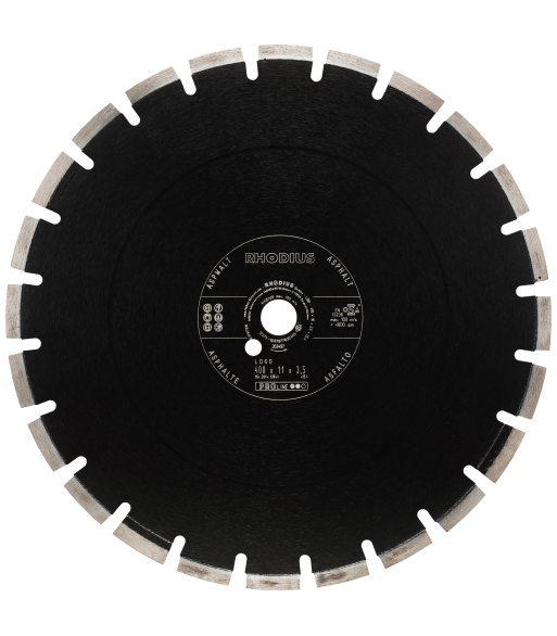 Rhodius Proline LD60 dia.skæreskive 400×3,5 asfalt