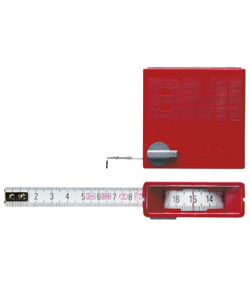 Lommebåndmål BMI IN/OUT 13 mm 2 mtr