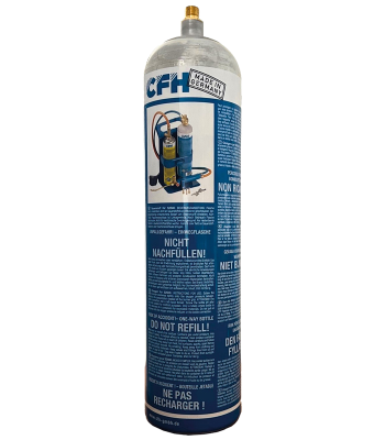 Oxygenflaske t/CFH52500 mini-svejsesæt, 1ltr/130g