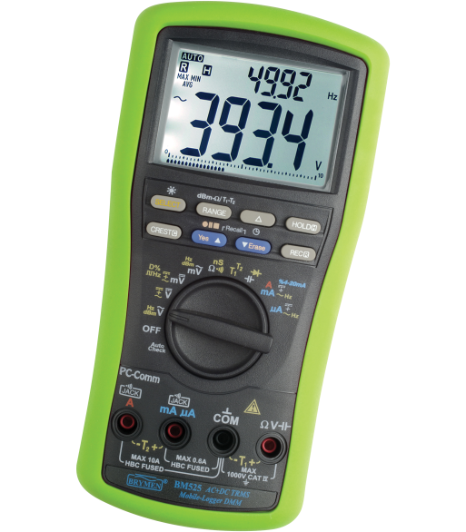 Multimeter BM525s TRMS datalog.