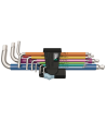 Stiftnøglesæt 3950/9 rustfri farvede 1,5-10mm 9stk