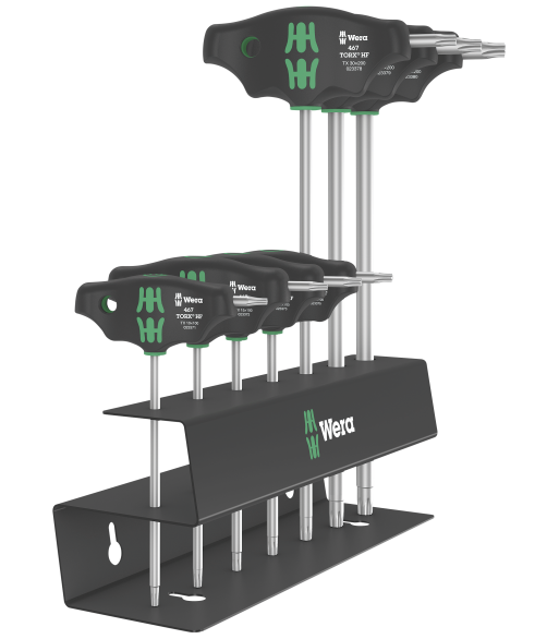 Skruetrækkersæt 467/7 m/tværgreb, TX10-TX45