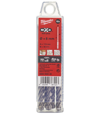 Hammerbor SDS+ MX4 8,0×115mm pk/10