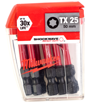 Slagbits Shockwave Impact Duty TX25×50mm pk/10